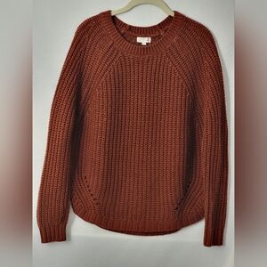 SO Women's Knit Crew Neck Sweater Size L